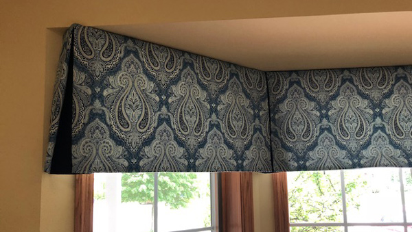 Detail of bay window valance