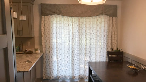 Sheers with valance
